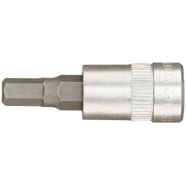Impact screwdriver-socket wrench, 1/4" for female hexagonal screws type 6044